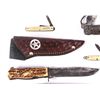 Image 2 : Knife and Scabbard Collection This lot includes a
