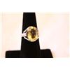 Image 1 : 10kt Gold Ring With 5.5 cts Genuine Lemon Quartz