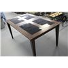 Image 1 : Dinette Table With Glass Panel Top