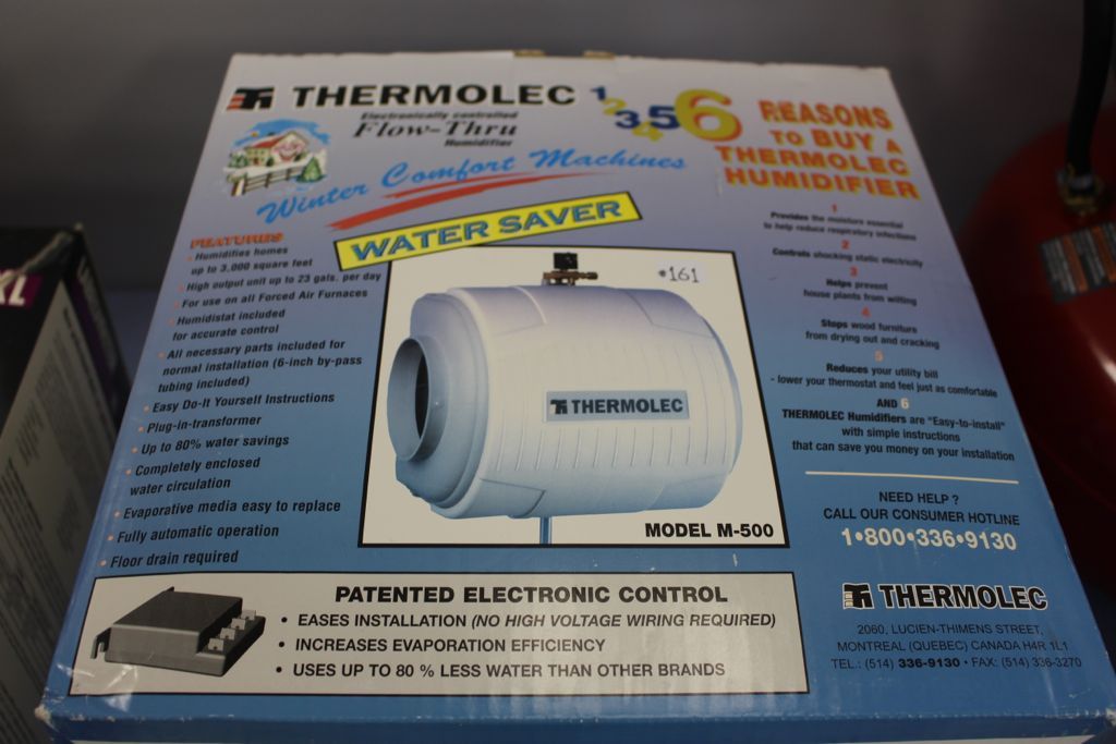 Thermolec Flow Thru Humidifier