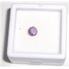 Image 1 : .35 CARAT *BEAUTIFUL-GEM QUALITY* AMETHYST ROUND CUT & FACETED *GEM QUALITY-READY FOR MOUNT!!