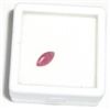 Image 1 : .30 CARAT *RARE BEAUTIFUL-GEM QUALITY* RUBY MARQUISE CUT & FACETED *GEM QUALITY-READY FOR MOUNT!!