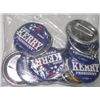 Image 1 : LOT OF 13 TOTAL POLITICAL PINS *2004 JOHN KERRY PRESIDENT* MINT NEW CONDITION!! PINS CAME OUT OF SAF