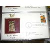 Image 1 : 1994 22KT GOLD FIRST DAY ISSUE *CINCINNATI,OH-GARDEN FLOWERS-MARIGOLD*!! STAMP CAME OUT OF SAFE BOX!