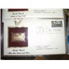 Image 1 : 1994 22KT GOLD FIRST DAY ISSUE *US NAVY NORMANDY STA.-WORLD WAR II US ALLIES FREE ROME AND PARIS*!!