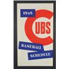 Image 2 : 1948 CUBS SCHEDULE, TICKET ORDER FORM AND ORIGINAL MAILER - PRISTINE