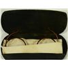 Image 2 : Antique Spectacle Wire Frame Eye Glasses with Original Case
