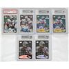 Image 1 : 6-PEYTON MANNING ROOKIE CARDS GRADED by BECKETT / PSA