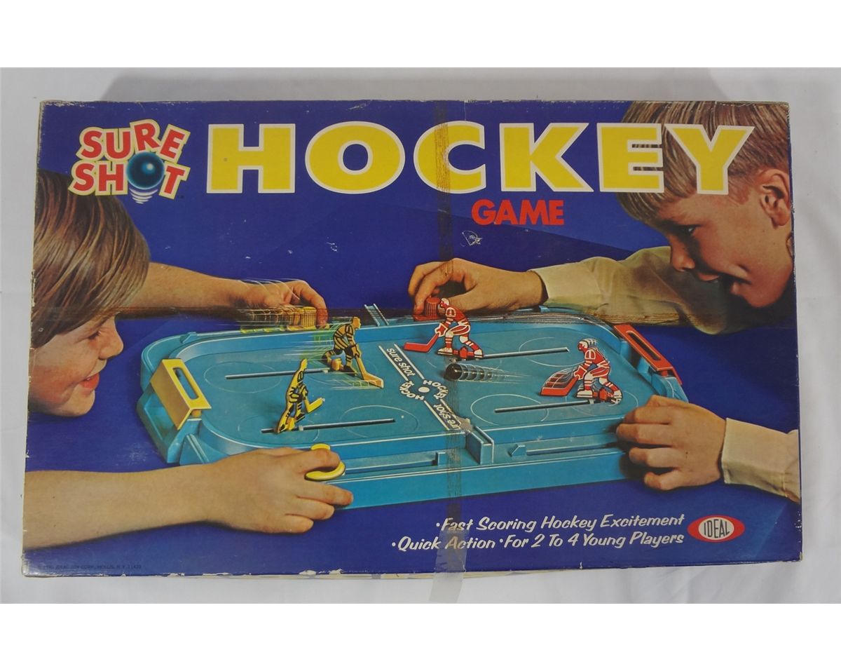1970 SURE SHOT HOCKEY GAME in original box