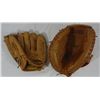 Image 1 : 2-GLOVES, MICKEY MANTLE RAWLINGS GJ999 MODEL & REACH M299 CATCHERS GLOVE