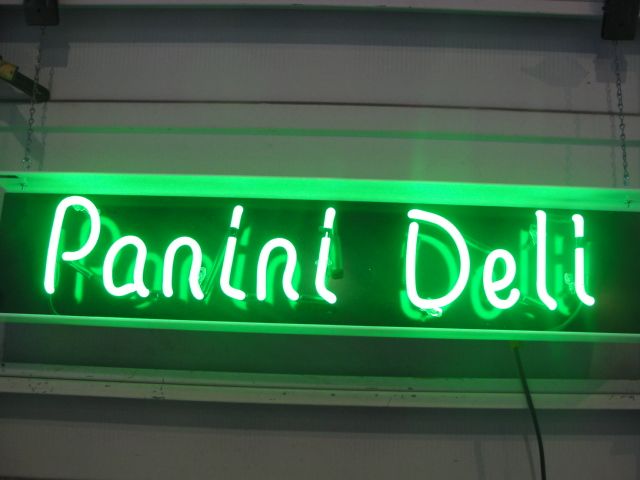 NEON PANINI DELI SIGN