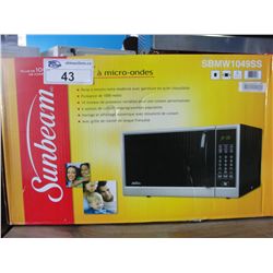 SUNBEAM STAINLESS STEEL MICROWAVE