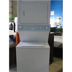 APARTMENT SIZE STACKING WASHER AND DRYER SET - TESTED AND WORKING