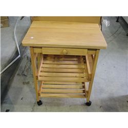 BRAND NEW ROLLING SERVING CART