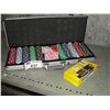 Image 1 : POKER CHIP SET AND 3 PACKS OF DARTS