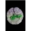 Image 1 : Chinese Carved Apple Green & Lavender Jade Pendant