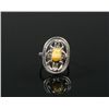 Image 2 : Sterling Silver Amber Ring