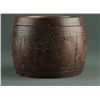 Image 3 : Charming Chinese Zisha Drum Form Box Qing Xianfeng