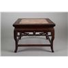 Image 2 : Small Chinese Rosewood Table Stand with Marble Top