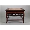 Image 3 : Small Chinese Rosewood Table Stand with Marble Top