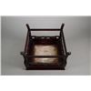 Image 5 : Small Chinese Rosewood Table Stand with Marble Top