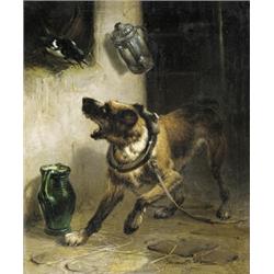 De hond en de ekster - Henriette Ronner-Knip...