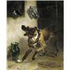 Image 1 : De hond en de ekster - Henriette Ronner-Knip...