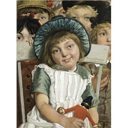 In het marionettentheater (1884) - Hendrik Van Der Borcht...