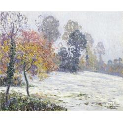 Neige à Linkebeek (voor 1920) - Rodolphe Wytsman...