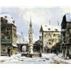 Image 1 : Winters stadsgezicht - Petrus Tetar van Elven...