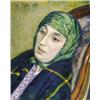 Image 1 : Portrait d'Elisabeth Van Rysselberghe se reposant (1909) - Théo Van Rysselberghe...