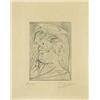 Image 1 : Tête de femme au béret, de profil (1938) - Pablo Picasso...