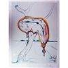 Dali "Tearful Soft Watch" Limited Edition Lithograph, 33"x22.5" W/Coa