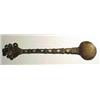 Image 1 : WEST AFRICA, GOLD COAST (GHANA), Ashanti Tribe, c. 1720-1890, a brass spoon or saawa "used to ca...