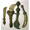 Image 1 : WEST AFRICA, GOLD COAST (GHANA), Ashanti Tribe, c. 1720-1900 AD. a lot of four different scimita...