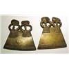 Image 1 : WEST AFRICA, Senufu Tribe, c. early 19th century a lot of two "bush spirit" twins on trapezoid s...