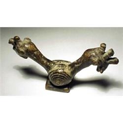 WEST AFRICA, IVORY COAST (COTE D'IVOIRE), Baule Tribe, c. 1900-1925, a choice weight depicting a...