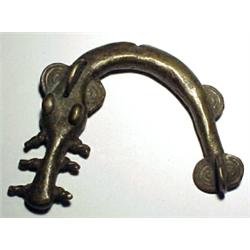 WEST AFRICA, GOLD COAST (GHANA), Ashanti Tribe, c. 1900-1925 , a fine large weight depicting a m...