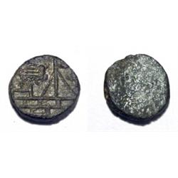 England, Edward IV, after 1471, representational uniface round weight in bronze for a quarter no...