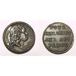 England, (for Portugal) c. 1748, a round bronze weight with laureate head r., IOAN.V.PORT.REX./F...