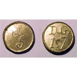 England, another, similar. (2.02 gm). Withers 2020U. AU.    $25...