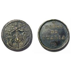 Italy, Vatican, Pope Innocent XIII, c. 1721, Papal arms with eagle./DOBLA/DI/ ITALIA. (6.59 gm)....