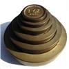 Image 1 : England, c. 1850, a set of six stacked brass weights marked AVERY Ltd. The smallest weight is 1...