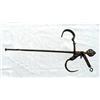 Image 1 : Ottoman Empire Steelyard, c. 1700, a steel beam, length 30 cm with barely discernible incised li...