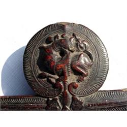 Burma, c. 1850, An unusual boxed opium scale with equal arm balance. The beam measures 17.5 cm....