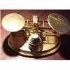 Image 1 : Great Britain, c. 1880, a similar postal scale all in polished brass with a seven piece central...