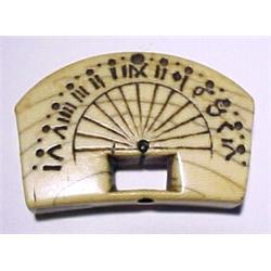 Portugal, c. 1680-1720, a carved ivory dial with incised numbers both Roman and Arabic form. The...
