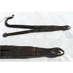 Persia, c. 17th century AD. a fine steel dental wrench for extracting teeth. The instrument oper...