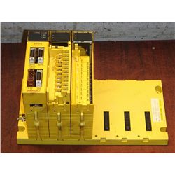 Fanuc ABUO5A Base Board Model: A03B-0807-C002 with 3 Modules AIF01A