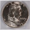 Image 2 : 1952 FRANKLIN HALF DOLLAR, PCGS MS-64